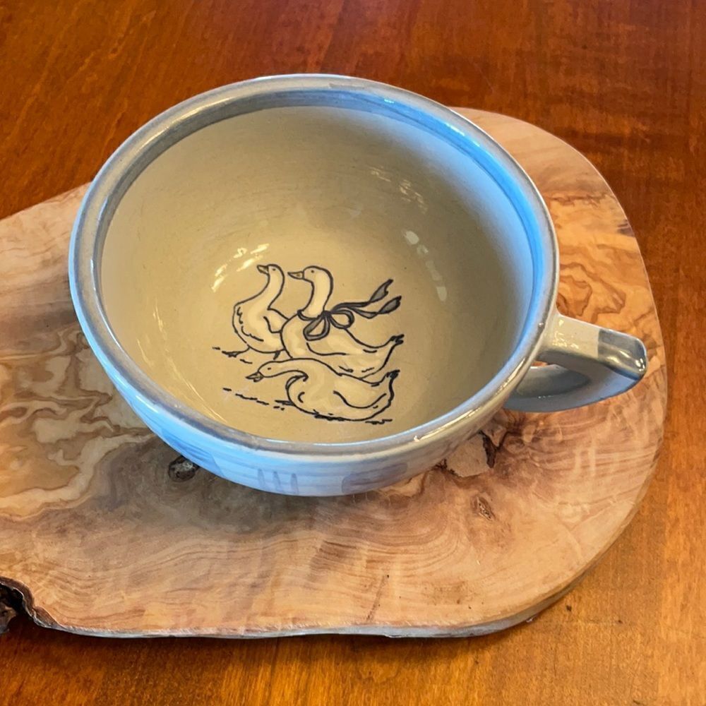 Louisville Stoneware Gaggle of Geese Soup Mug